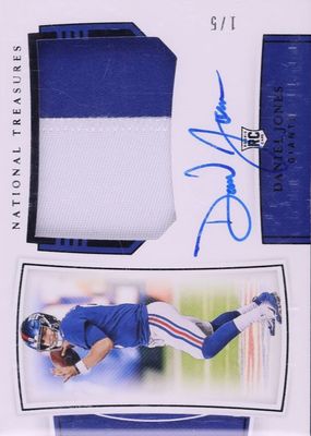 2019 National Treasures #162 Rookie Patch Auto - Black /5