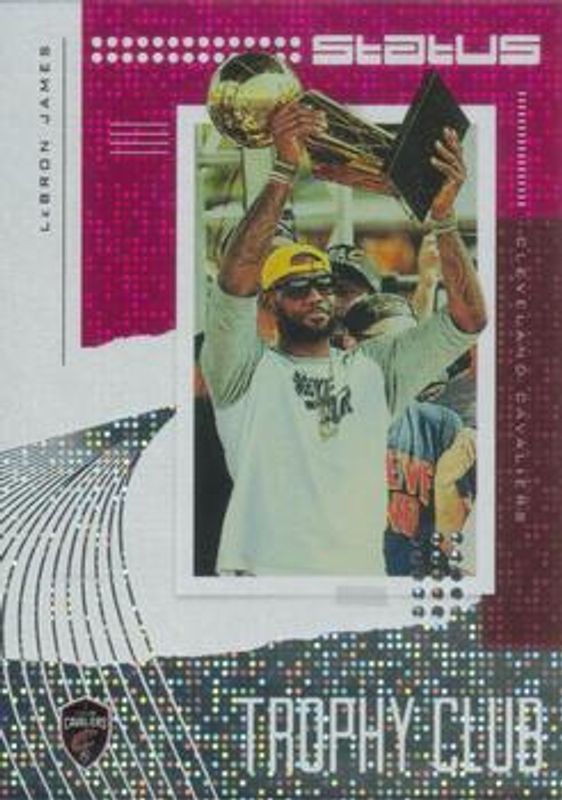 LeBron James 2019 Status #5 Trophy Club - Red RAW