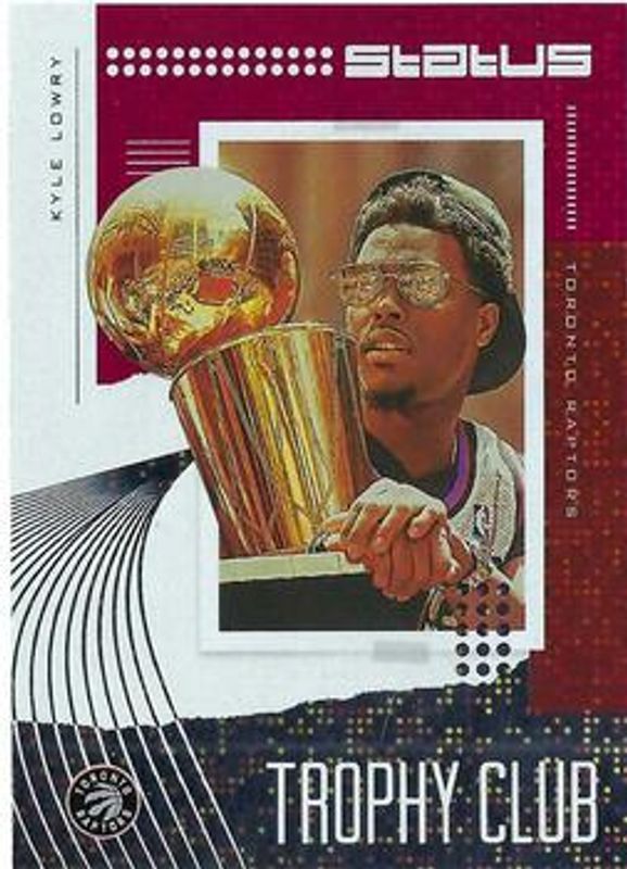 Kyle Lowry 2019 Status #4 Trophy Club - Red RAW