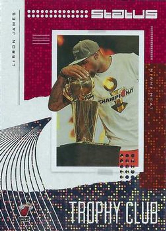 LeBron James 2019 Status #23 Trophy Club - Red RAW