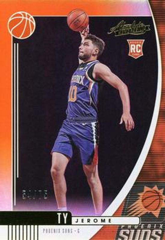 Ty Jerome 2019 Absolute Memorabilia #60 Orange /75 Rookie RAW