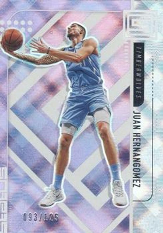 Juan Hernangomez 2019 Status #30 White Diamonds /125 RAW
