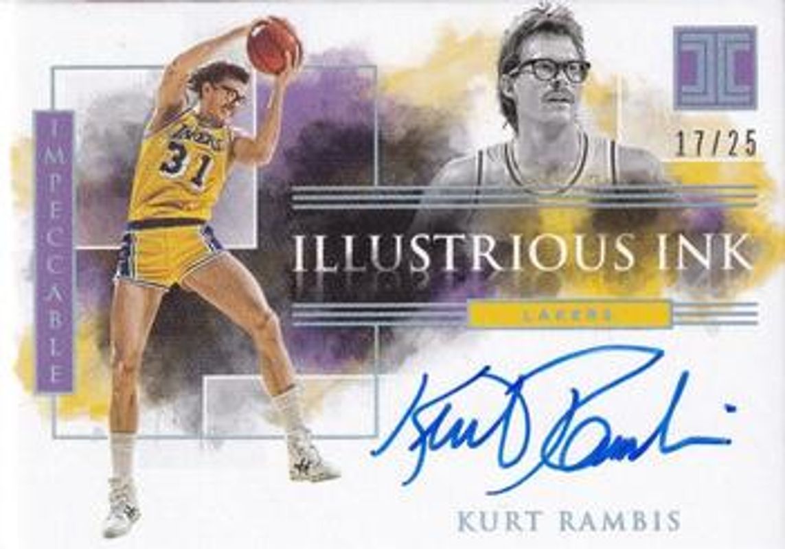 2019 Impeccable #IL-KRB Illustrious Ink - Holo Silver /25