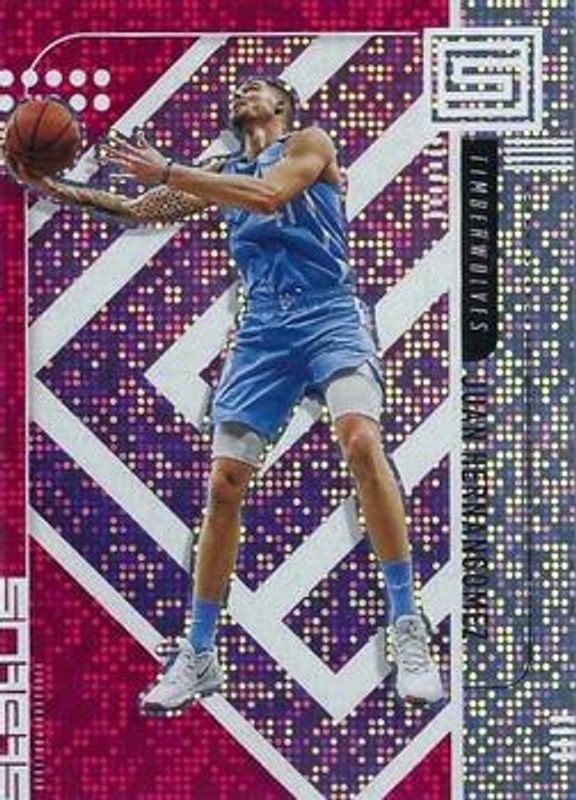 Juan Hernangomez 2019 Status #30 Red RAW