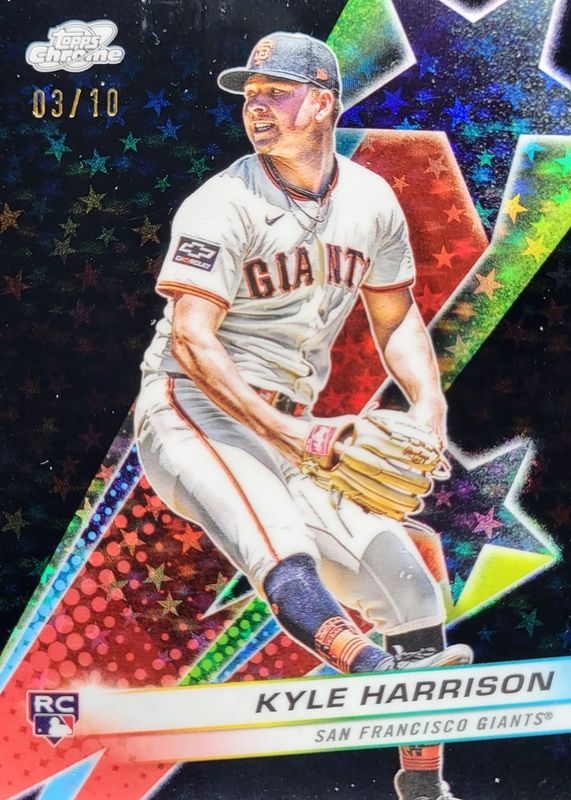 2024 Topps Chrome Cosmic #SF-62 Starfractor - Black Eclipse Refractor /10