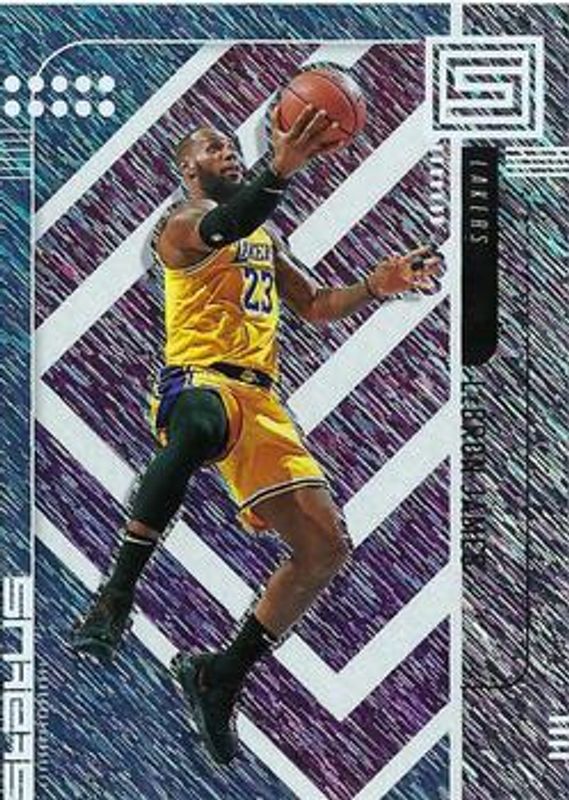 LeBron James 2019 Status #175 Blue RAW