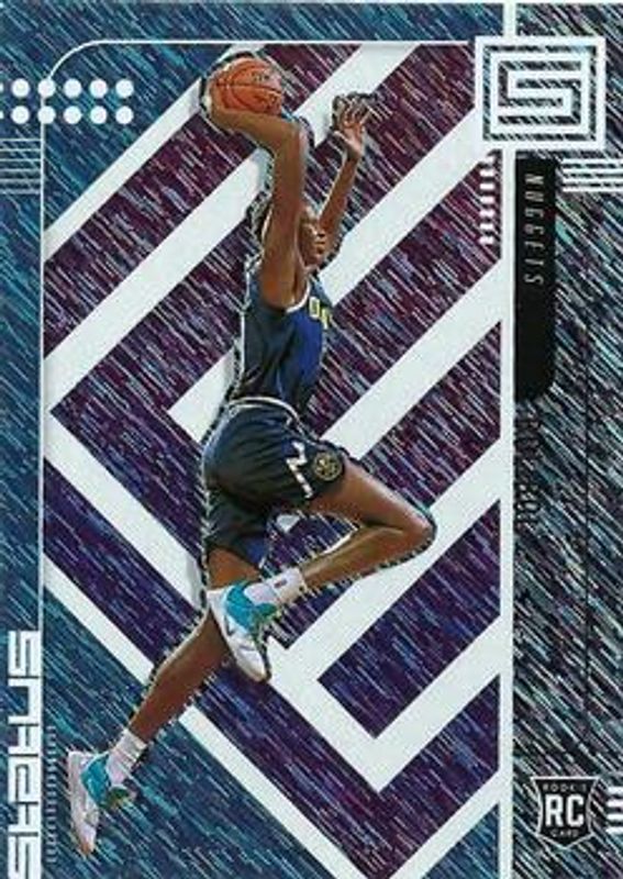 Bol Bol 2019 Status #44 Blue Rookie RAW