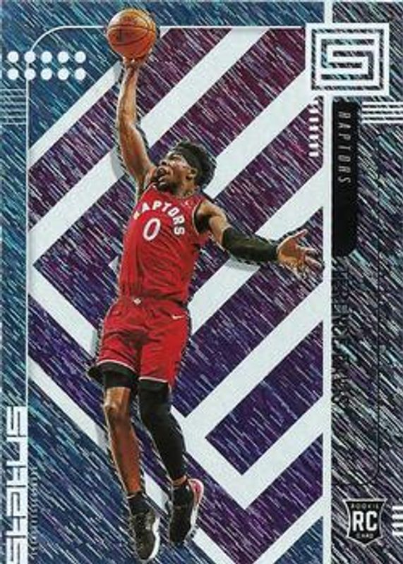 Terence Davis 2019 Status #60 Blue Rookie RAW