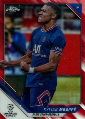 2021 Topps Chrome UEFA Champions League #1 Red Refractor /10