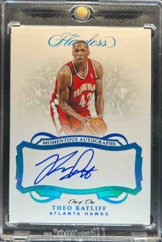 2019 Flawless #MA-TRF 2018 Panini Flawless Momentous Autographs Platinum /1
