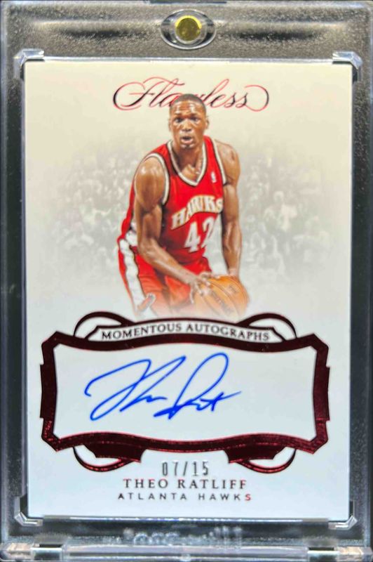 2019 Flawless #MA-TRF 2018 Panini Flawless Momentous Autographs Ruby /15