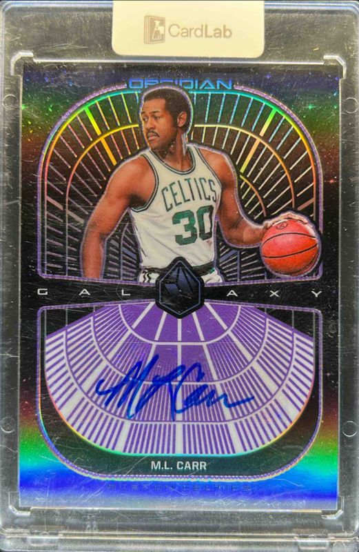 2019 Obsidian #GA-MLC Galaxy Autographs - Electric Etch Purple /75