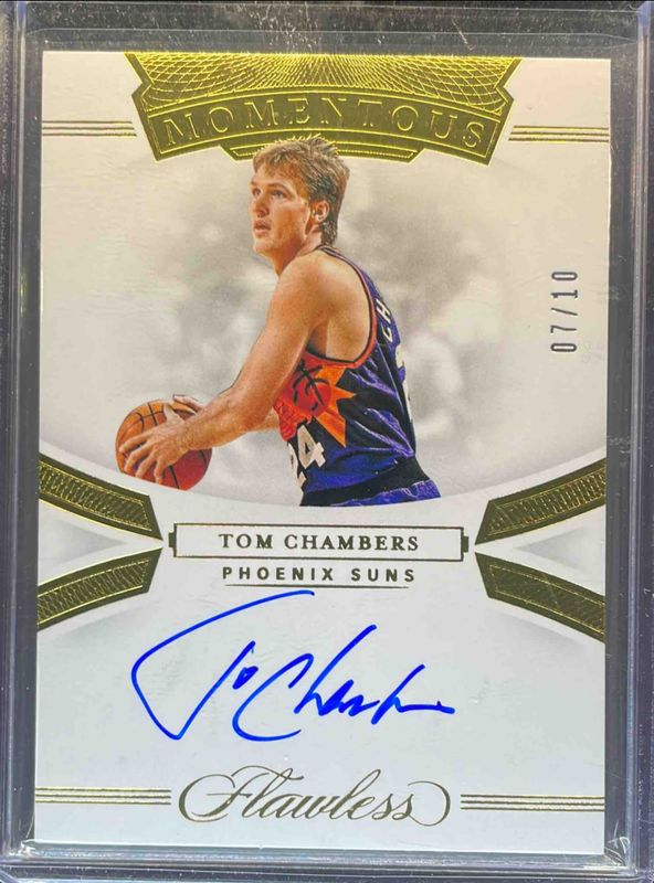 2019 Flawless #MA-TCH Momentous Autographs - Gold /10