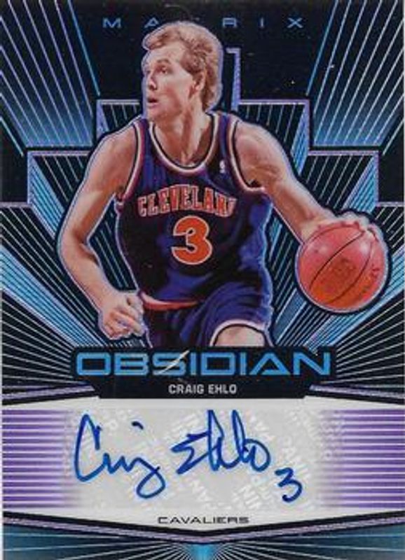 2019 Obsidian #MA-CEL Matrix Autographs - Electric Etch Purple /75