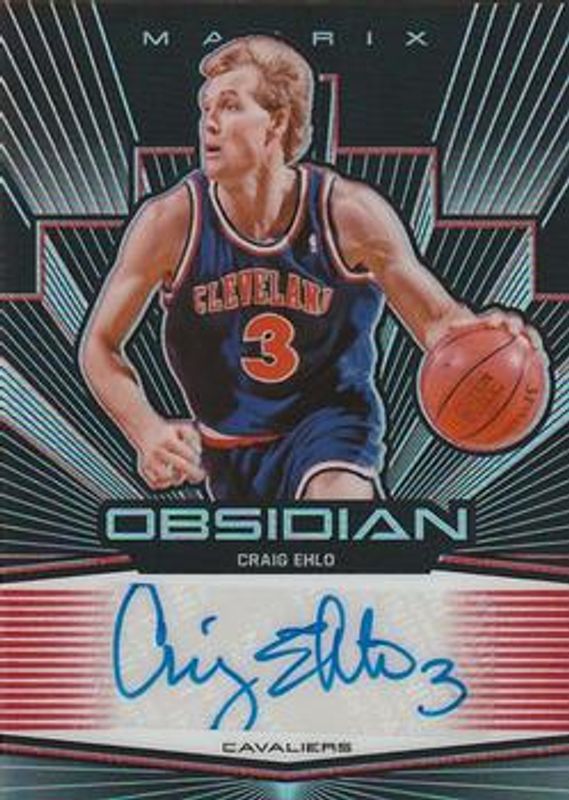 2019 Obsidian #MA-CEL Matrix Autographs - Electric Etch Red /5