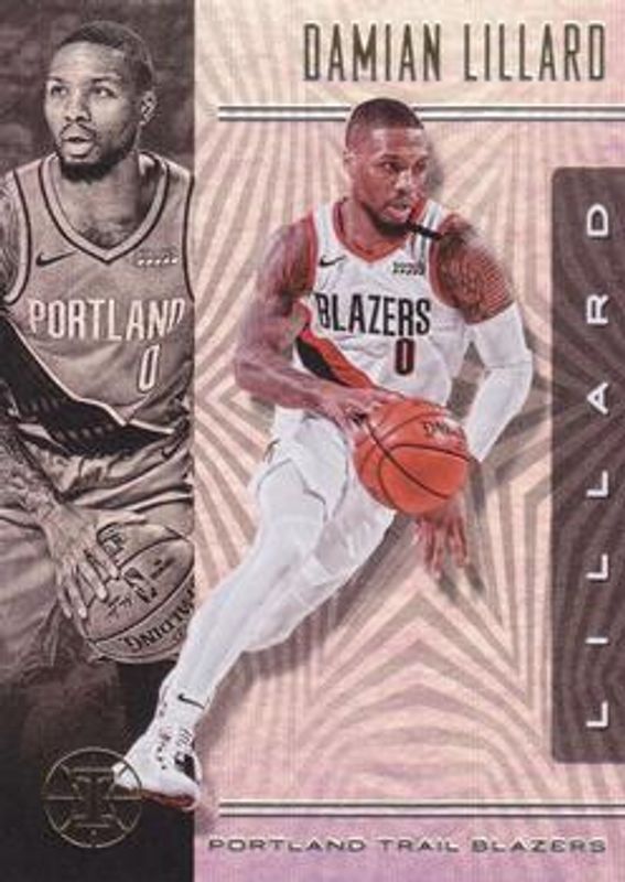 Damian Lillard 2019 Illusions #88 Base RAW