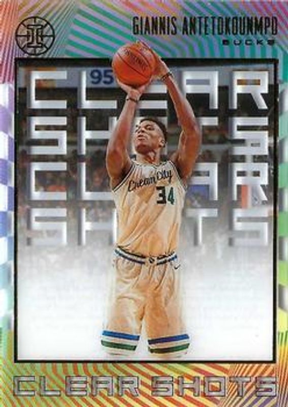 Giannis Antetokounmpo 2019 Illusions #15 Clear Shots RAW