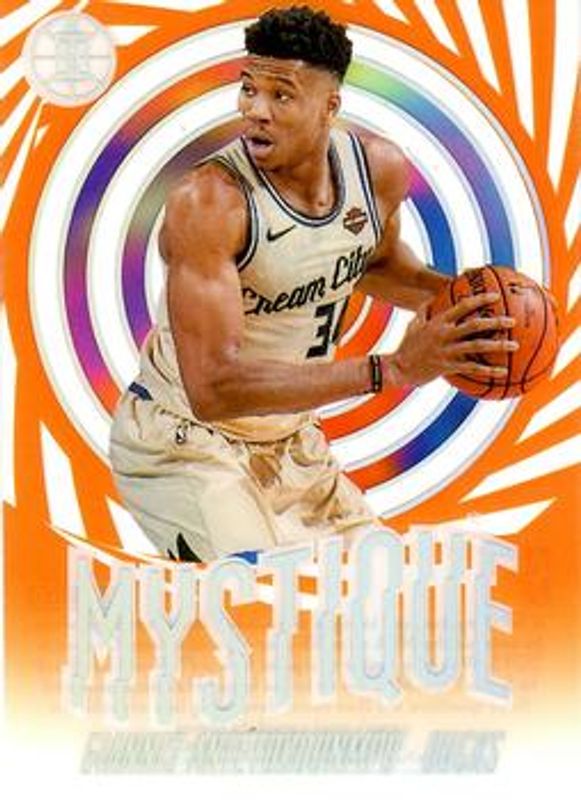 Giannis Antetokounmpo 2019 Illusions #6 Mystique - Orange RAW