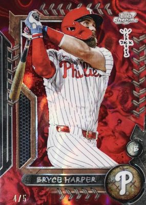 2024 Topps Chrome Cosmic x Cactus Jack #6 Red Refractor /5