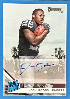 2019 Donruss #308 Rated Rookie Autographs - Blue