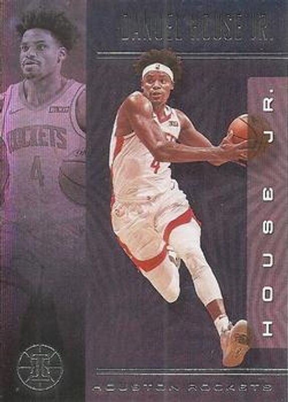 Danuel House 2019 Illusions #82 Trophy Collection Sapphire RAW