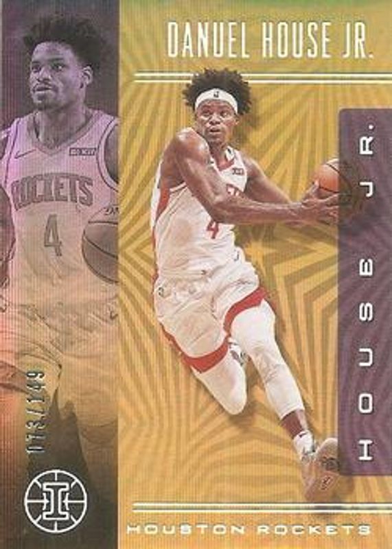 Danuel House 2019 Illusions #82 Trophy Collection Yellow /149 RAW