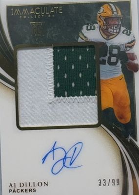 2020 Immaculate #PPR-AJD Premium Patch Rookie Autographs (/99)