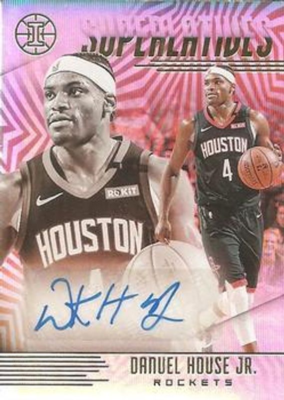 Danuel House 2019 Illusions #SS-DHJ Superlatives Signatures RAW