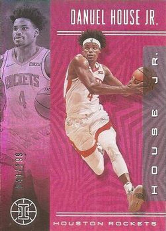 Danuel House 2019 Illusions #82 Trophy Collection Ruby /199 RAW