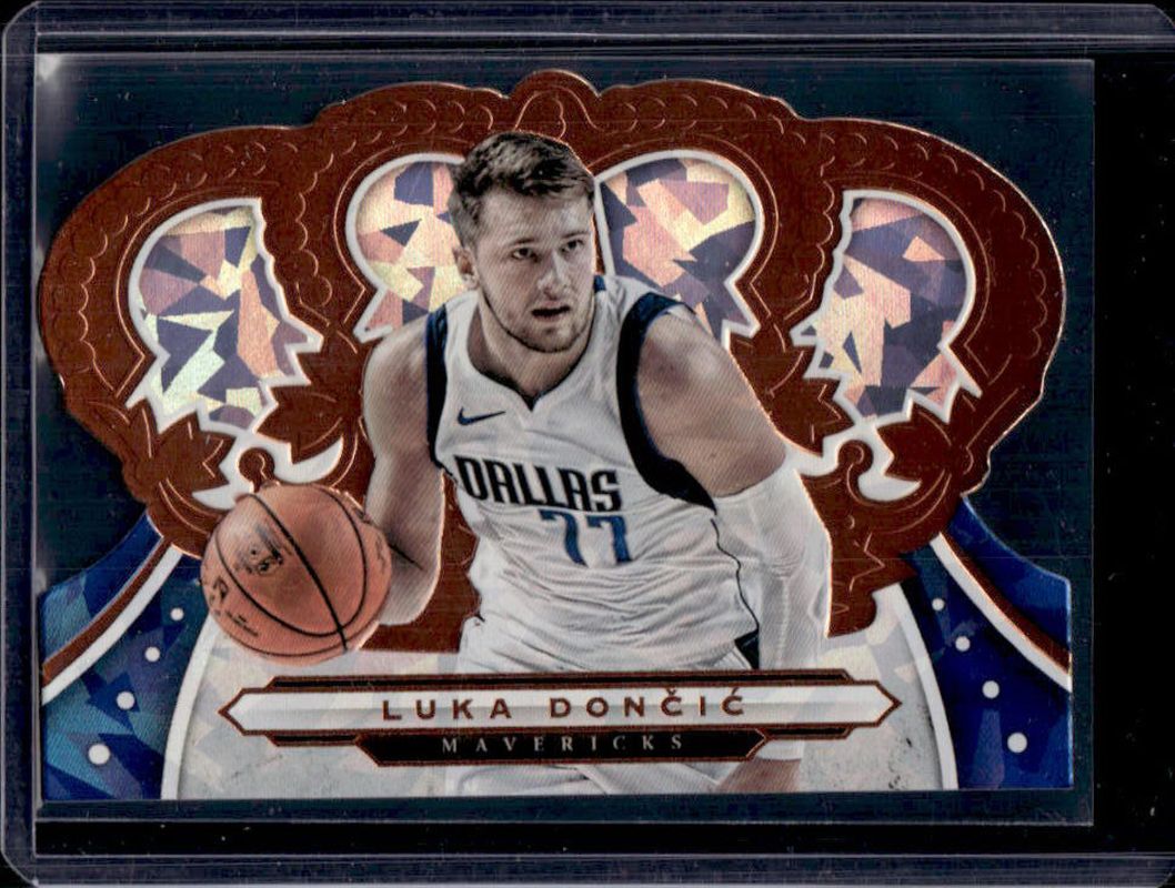 Luka Doncic 2019 Crown Royale #95 Crystal RAW