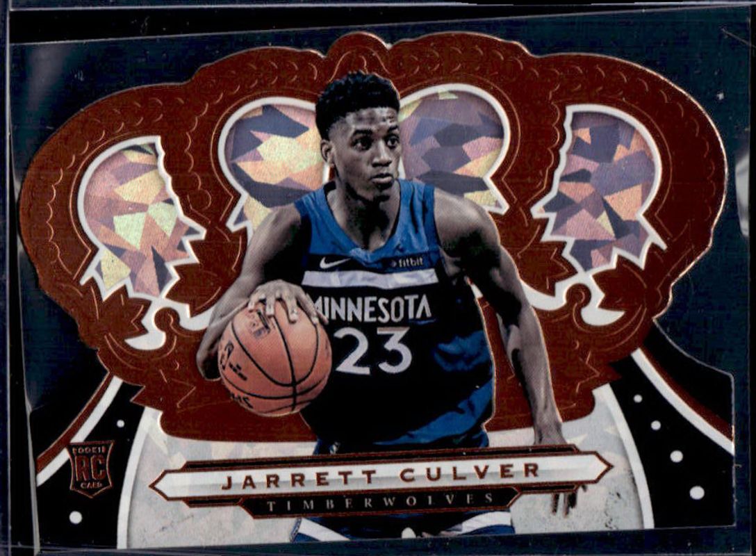 Jarrett Culver 2019 Crown Royale #59 Crystal Rookie RAW