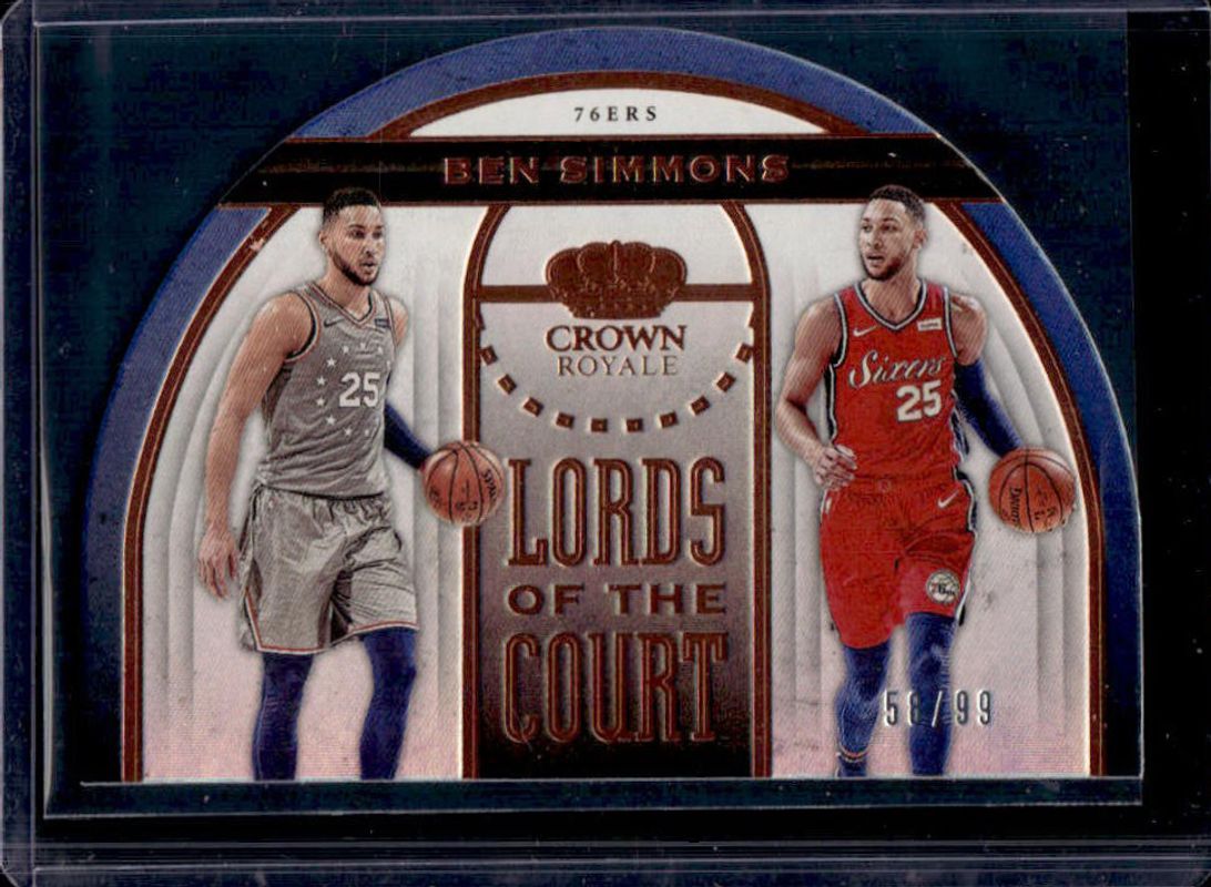Ben Simmons 2019 Crown Royale #4 Lords of the Court /99 RAW