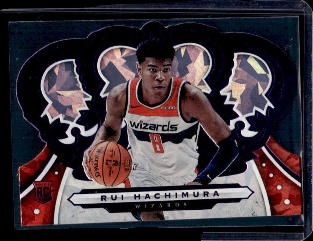 Rui Hachimura 2019 Crown Royale #89 Crystal Purple /25 Rookie RAW
