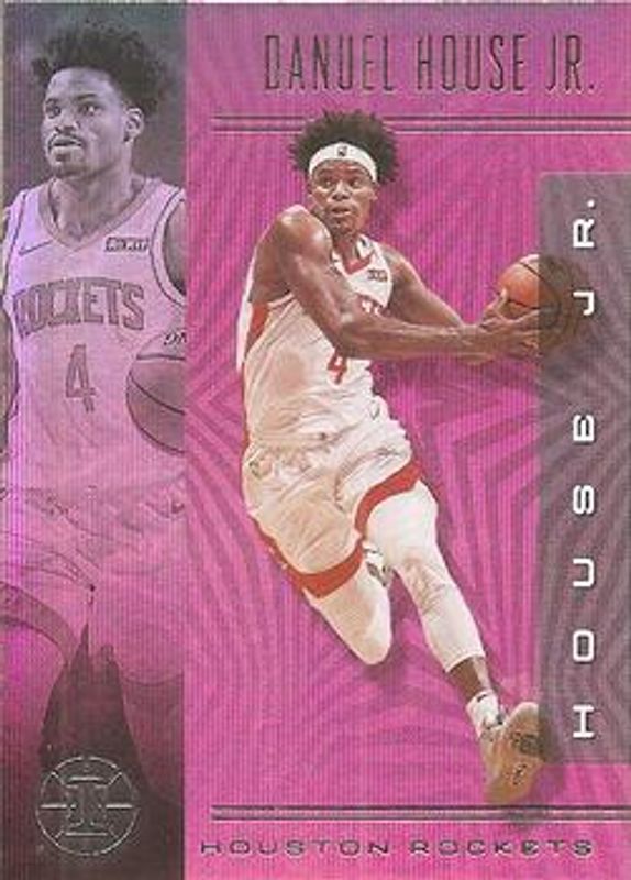 Danuel House 2019 Illusions #82 Trophy Collection Pink RAW
