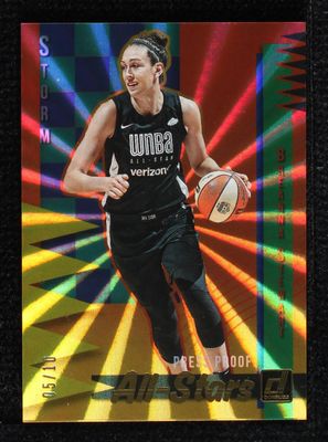 2019 Donruss WNBA #12 All Stars - Gold Laser Press Proof /10