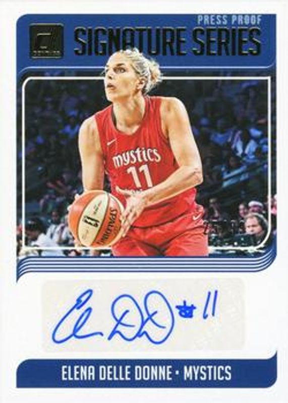 2019 Donruss WNBA #SS-EDD Signatures Series - Press Proof /199