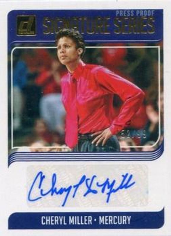 2019 Donruss WNBA #SS-CML Signatures Series - Press Proof /199