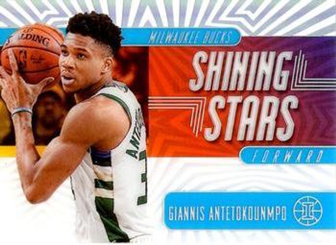 Giannis Antetokounmpo 2019 Illusions #13 Shining Stars RAW