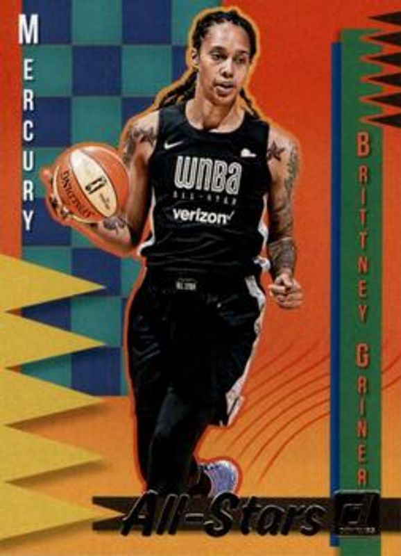 Brittney Griner 2019 Donruss WNBA #20 All Stars RAW