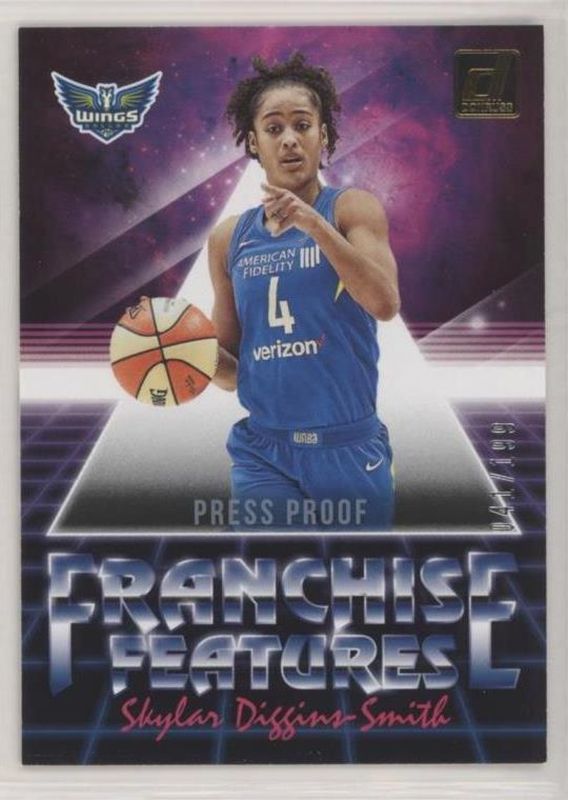 2019 Donruss WNBA #7 Franchise Features - Silver Press Proof /199