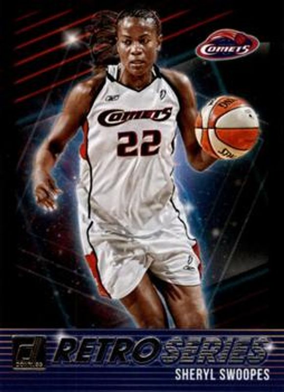 Sheryl Swoopes 2019 Donruss WNBA #6 Retro Series RAW
