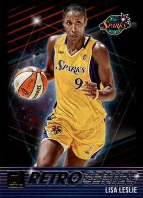 Lisa Leslie 2019 Donruss WNBA #12 Retro Series RAW