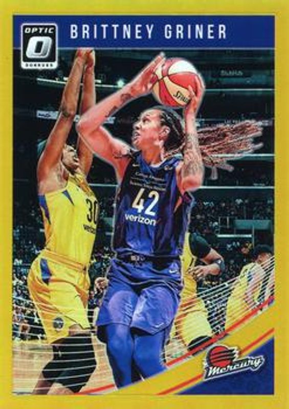Brittney Griner 2019 Donruss WNBA #37 Optic Gold /10 RAW