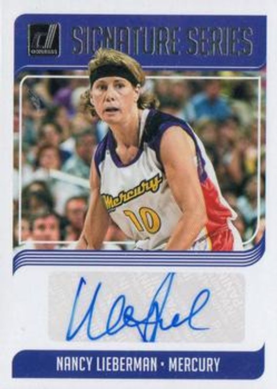 Nancy Lieberman 2019 Donruss WNBA #SS-NLB Signatures Series RAW