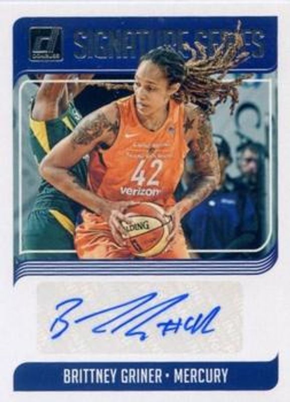 Brittney Griner 2019 Donruss WNBA #SS-BGN Signatures Series RAW