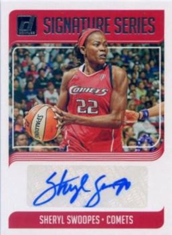 Sheryl Swoopes 2019 Donruss WNBA #SS-SSW Signatures Series RAW