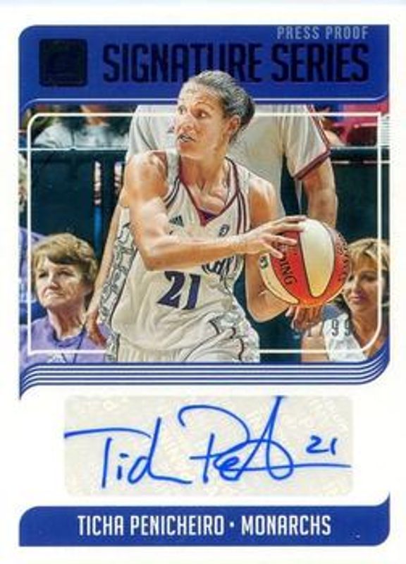 2019 Donruss WNBA #SS-TPC Signatures Series - Press Proof Purple /99