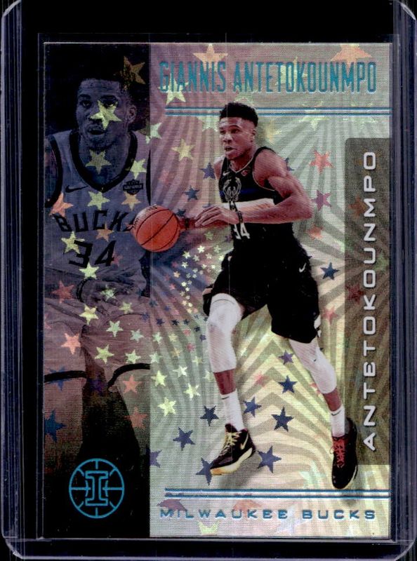 Giannis Antetokounmpo 2019 Illusions #26 Trophy Collection Starlight RAW