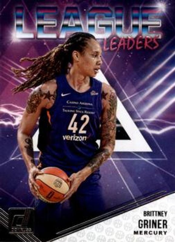 Brittney Griner 2019 Donruss WNBA #5 League Leaders RAW
