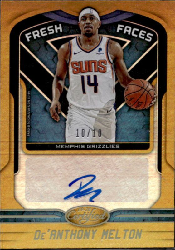 2019 Certified #FFS-DM Fresh Faces Signatures - Gold /10